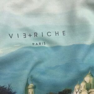 Vie+Riche Paris Scenic Print Shirt